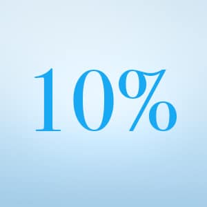 10%