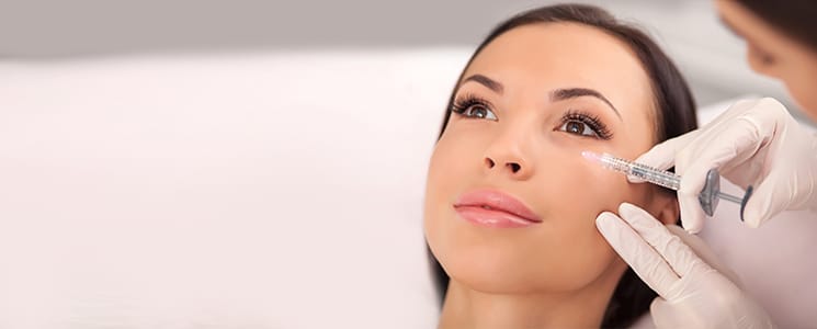 woman getting a botox injection - best botox injections south florida