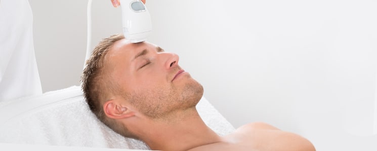 Man getting IPL treatment - IPL treatment hollywood florida