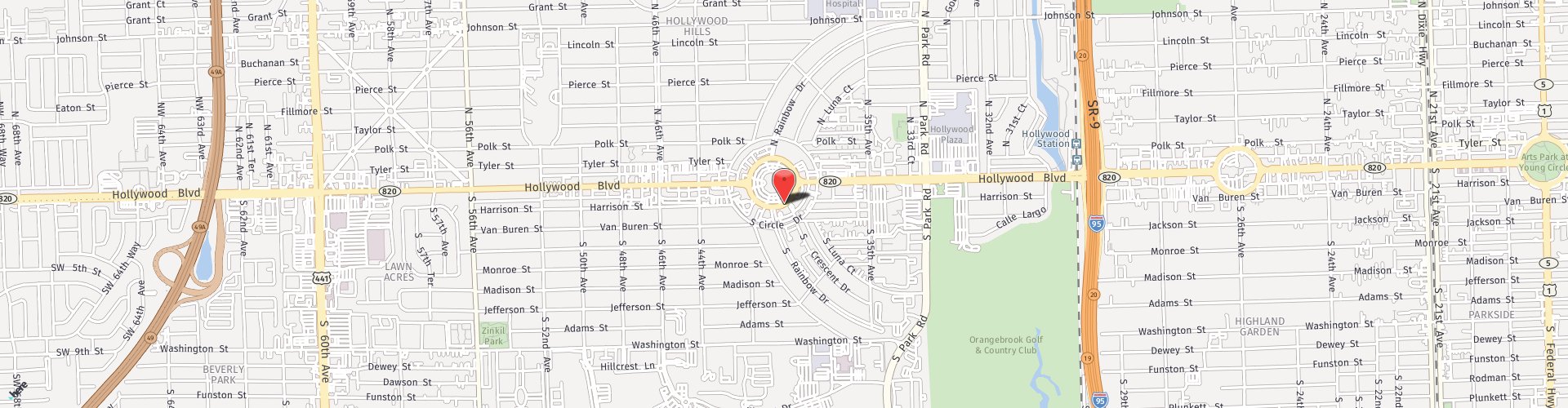 Location Map: 3850 Hollywood Blvd Hollywood, FL 33021