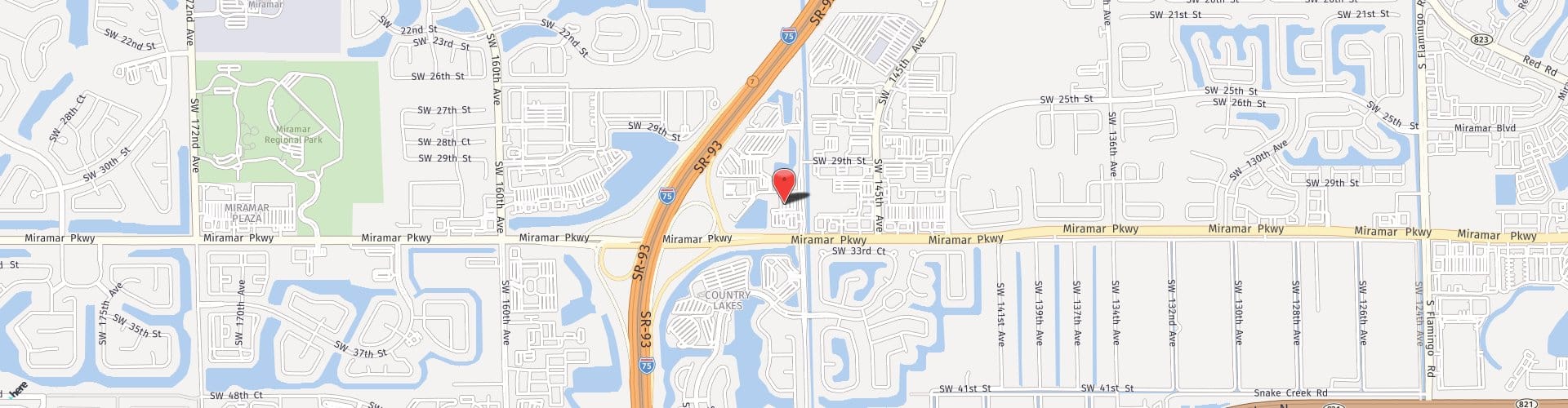 Location Map: 3000 SW 148th Ave Miramar, FL 33027