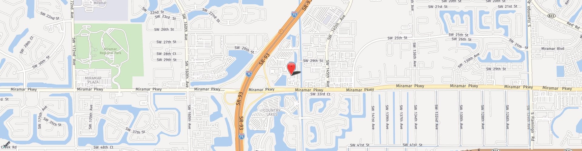 Location Map: 3000 SW 148th Ave Miramar, FL 33027