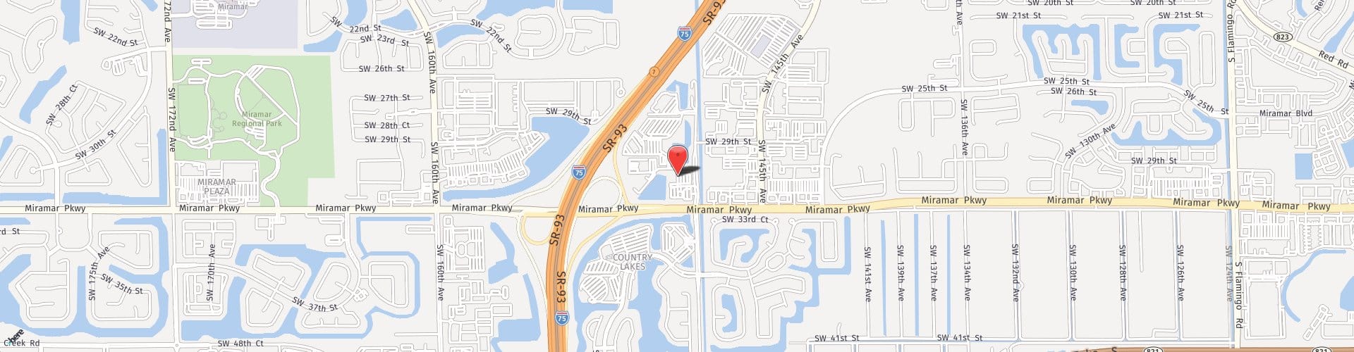 Location Map: 3000 SW 148th Ave Miramar, FL 33027