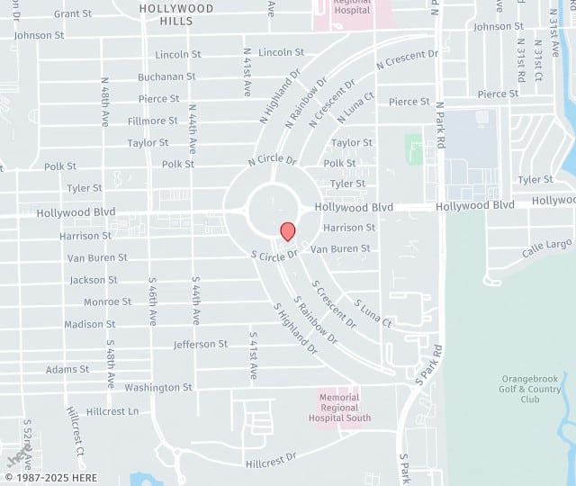 Location Map: 3850 Hollywood Blvd Hollywood, FL 33021