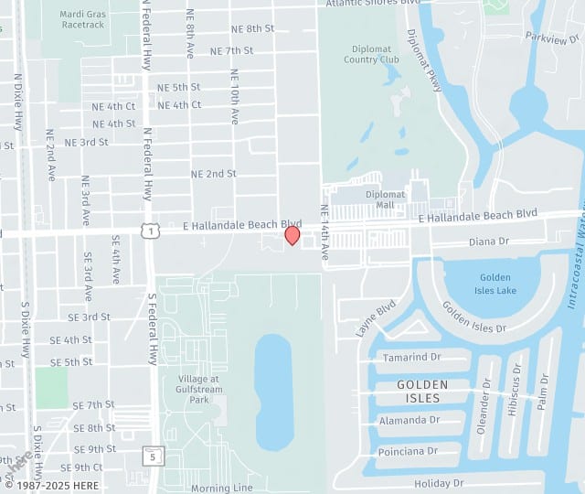 Location Map: 1250 E. Hallandale Beach Blvd Hallandale, FL 33009