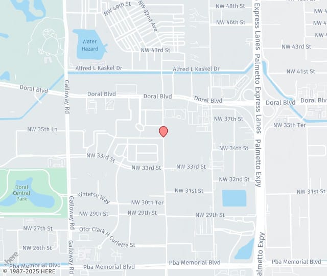 Location Map: 3470 NW 82nd Ave Doral, FL 33122
